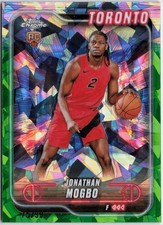 2024-25 Topps Chrome Sapphire #194 Jonathan Mogbo Green Sapphire #/99