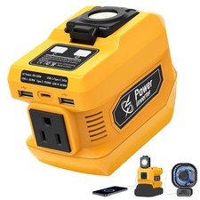 220W Power Inverter Compatible with Dewalt 20V Battery, DC 20V to AC 110V-120V