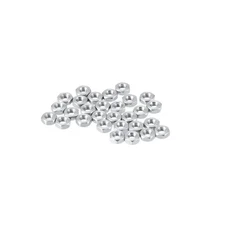 uxcell Hex Nuts, M1.6x0.35mm Metric Coarse Thread Hexagon Nut, Silver 