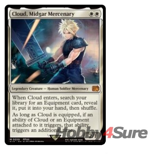 クラウド/Cloud, Midgar Mercenary FF　MTG Cloud, Midgar Mercenary · Final Fantasy (FIN) #520