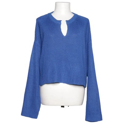Threadbare, Strickpullover, Größe: 44, Blau, Acryl, Einfarbig, Rippenstrick #QBK
