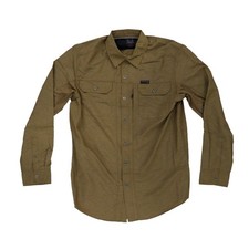 ATG by Wrangler Men's Long Sleeve Mixed Material Shirt Comfort Top Kangaroo New