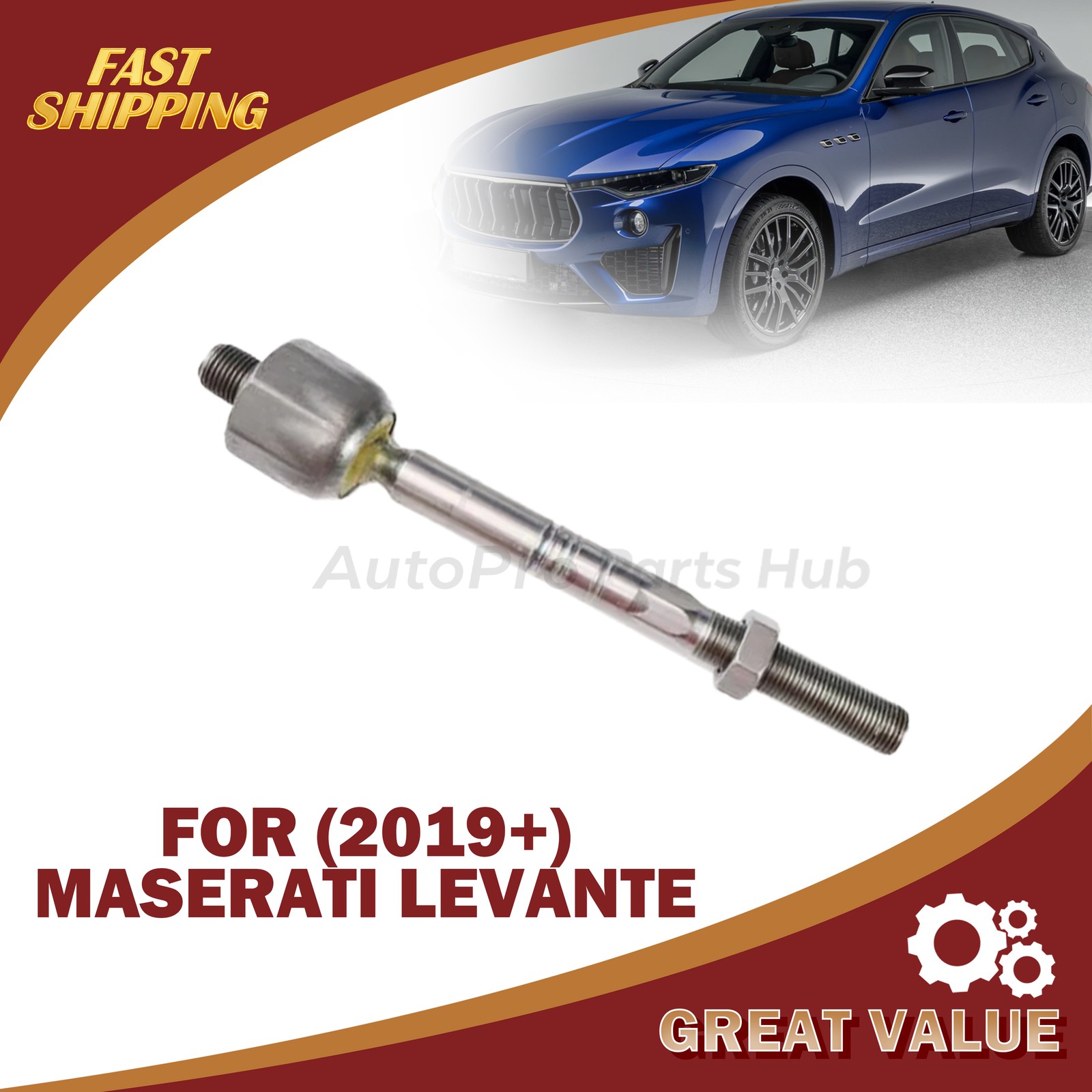 673007164 Left Or Right Inner Tie Rod Ball Joint For (2019+) Maserati Levante US