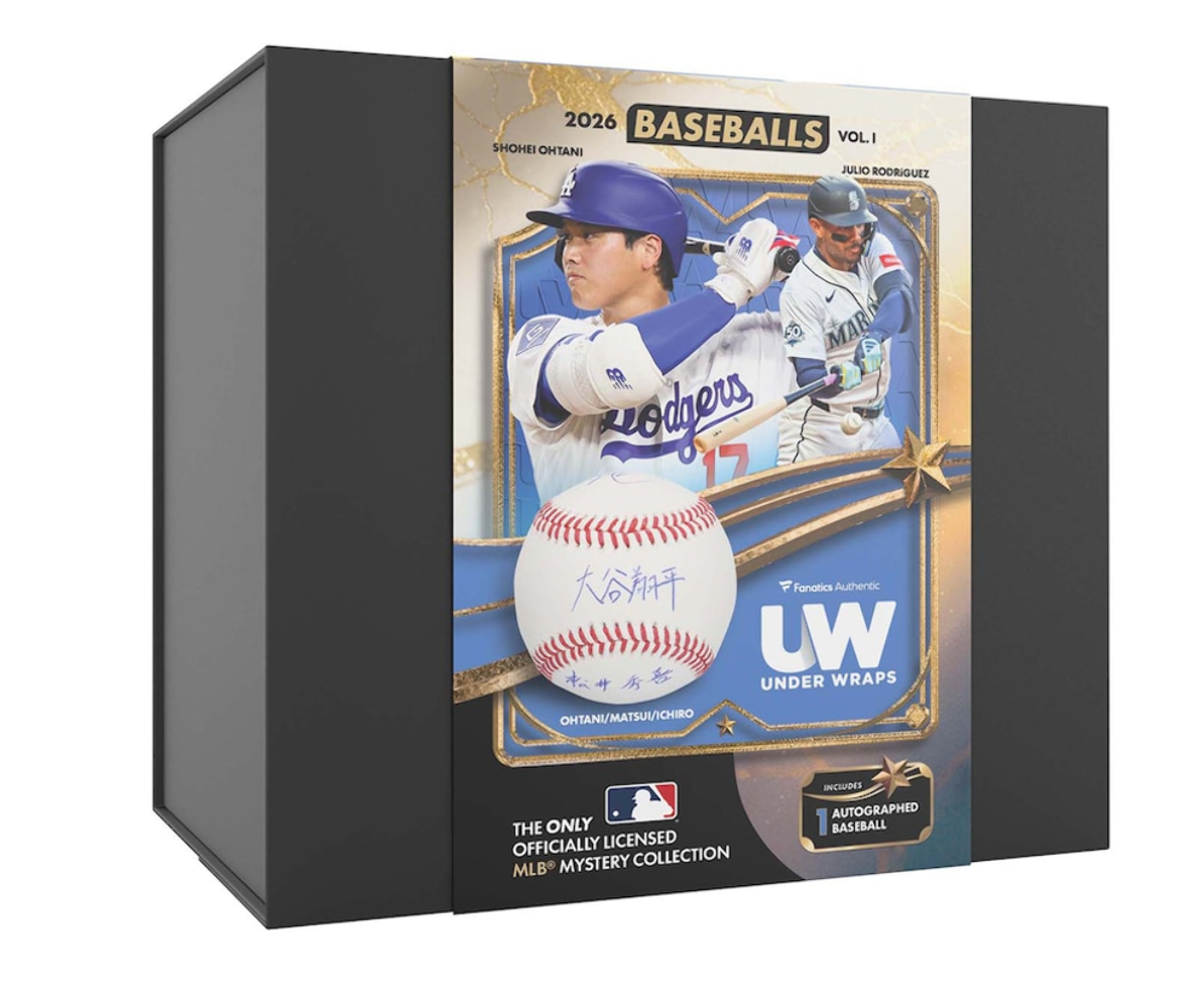 【未開封】2026 UNDER WRAPS MLB VOL.1 2ボックス 2026 Fanatics Under Wraps Autographed MLB Baseballs Volume I