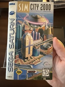 SimCity 2000 (Sega Saturn, 1995) CIB &ndash; Complete &ndash; Tested &ndash; NTSC
