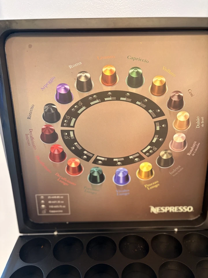 NESPRESSO Discovery Box (vacío) soporte para cápsulas de café ~ negro ~ tiene capacidad para 36 almacenamiento Foto 2 de 4