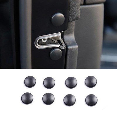 ABS Black 8pcs For Benz GLE GLS 2020-2022 Cover Trim Inner Door Screw Protection
