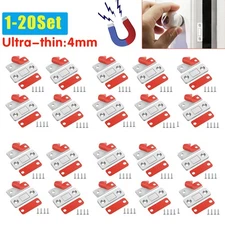 Magnetic Door Catch Latch Kit Cabinet Closer Strong Ultra Thin 4mm Cupboard