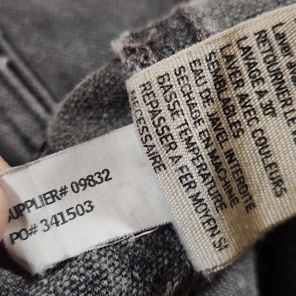 Pantalones Ralph Lauren Denim Supply Para Hombre 33x30 Gris Doble Rodilla Envejecido Carpintero Foto 4 de 4