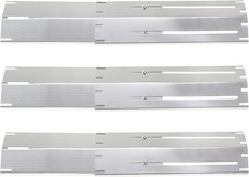 3 Pack Stainless Steel Heat Plate Shield, Replacement for Charbroil Grill