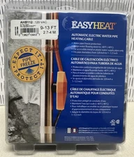 Easy Heat Automatic Electric Water Pipe Heating Cable 9-13 ft Tape 3/8 - 1 1/2”