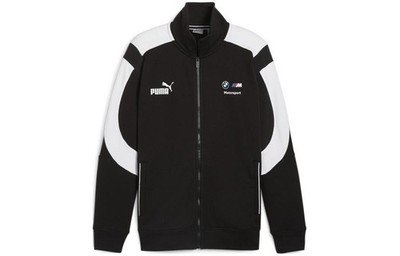 PUMA Bmw Series Mms Color Block Design Casual Stand Collar Long Sleeve Retro