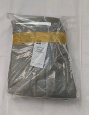 John Lewis Faux Silk Pair Blackout Lined Eyelet Curtains Mocha W167cm Drop 137cm