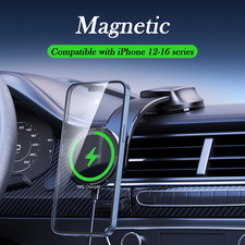 15W For Magsafe Car Mount Charger Wireless Car Charger Phone Holder Magnetic NEW