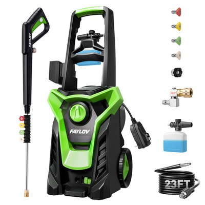 #ad Pressure Washer Power Washer with GFCI Safety Plug amp; No Bend 360° Nozzle 1.... $123.80