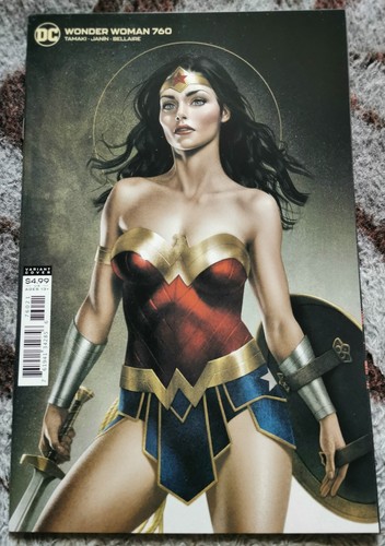 WONDER WOMAN # 760 NM 2020 JOSHUA MIDDLETON CARD STOCK VARIANT !