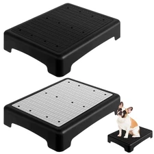 2 Pcs Dog Training Platform Dog Place Board with Non-Skid Surface, Portable A...