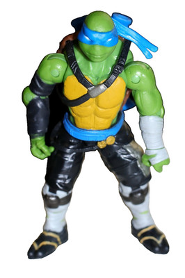   RARE 2015 Leonardo Action Figure TMNT Teenage Mutant Ninja Turtles Playmates 