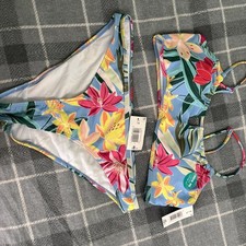 Ladies Matalan Size 14 Crop Bikini Top and Size 14 Mini Bikini Brief Set BNWT