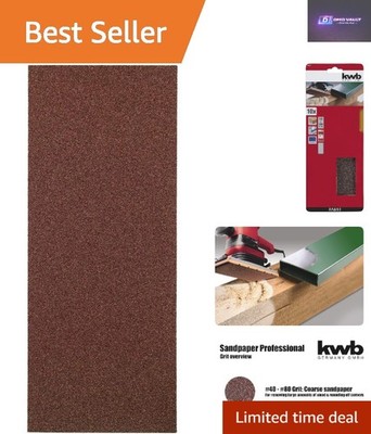 Hochleistungsschleifpapier Blätter 115 x 280 mm Körnung 40 - perfekt für Holz und Metall