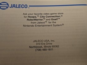 Bases Loaded II 2 - Original Nintendo NES Manual