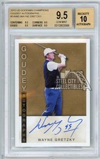Wayne Gretzky 2015 Upper Deck Goodwin Goudey Autograph Card #GA-WG BGS 9.5