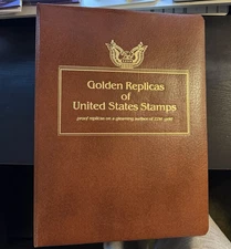 Golden Replicas Of United States Stamps  22k Gold Layered 1991-1992 (86 Stamps)