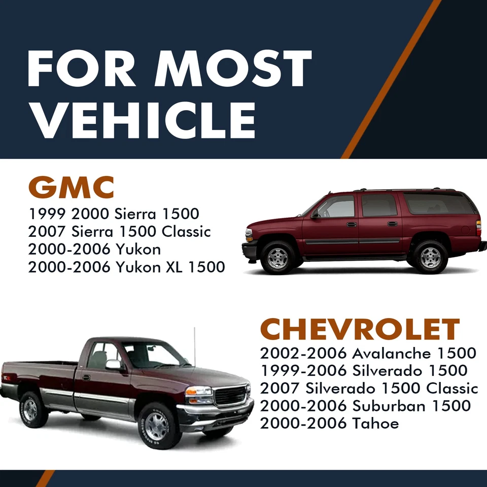 6 F Upper Control Arm-Wheel Hub-Shock For 2002-2006 Chevrolet Avalanche 1500 4WD - Image 2 of 4