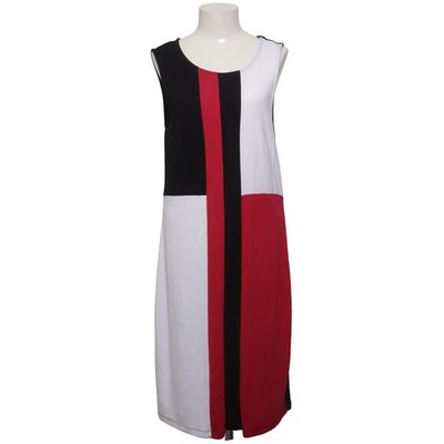 Kleid, Größe: XS, Schwarz/Weiß/Rot, Streifen, Damen #7up
