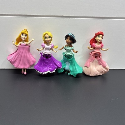 Hasbro Disney Princess Royal Magic Clips Rainbow 4 Dolls Ariel Jasmine And More