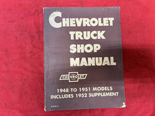 1948 To 1951 Chevrolet Truck Factory Service Manual