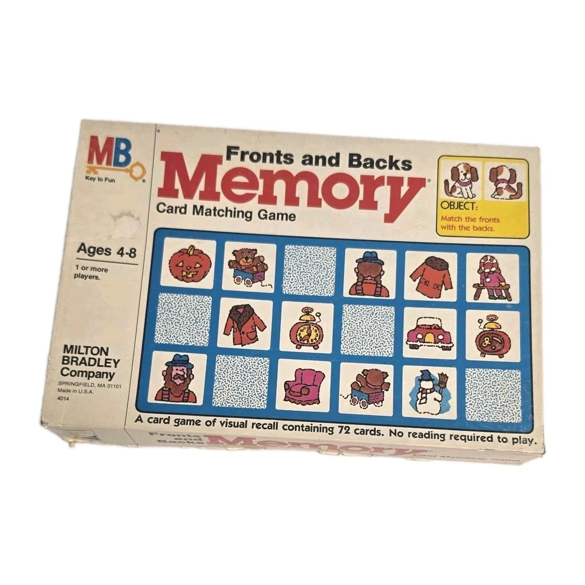 Memory Game 1980 Vintage Manufacture Board & Traditional Games for