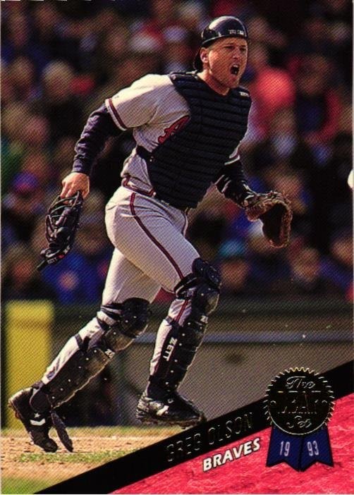 1993 Leaf Greg Olson #357