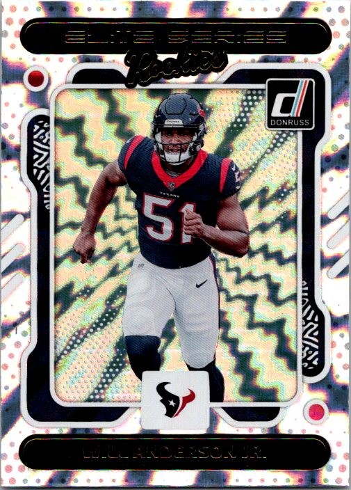 Will Anderson Jr. 2023 Donruss #1 Elite Series Rookie RC Houston Texans