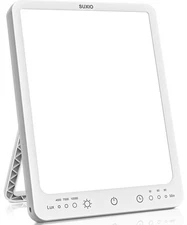 Happy Lamp - 10000 Lux Light Therapy Box, 3 Timing Modes, Touch Control with ...