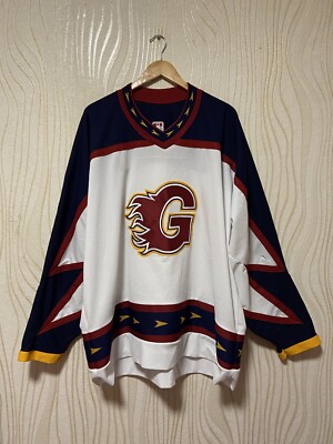 GUILDFORD FLAMES VINTAGE HOCKEY SHIRT JERSEY CCM sz