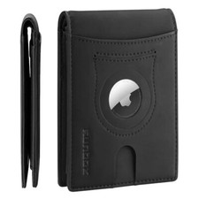 Men's Wallets Airtag Holder Slim Rfid Leather Gift for Men Dad Gift For Birthday