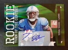 2011 DONRUSS ELITE TITUS YOUNG  TURN OF THE CENTURY #196 ROOKIE AUTO #294/299