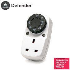 Defender EasyTurn Dusk Till Dawn Segment Timer Switch Socket Energy Saver