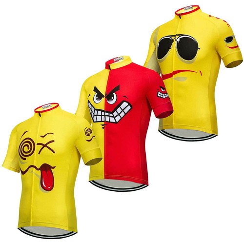 Men's Cartoon Cycling Jersey Novelty Short Sleeve Bike Cycle Jersey
