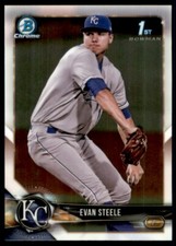 2018 Bowman Chrome Prospects #BCP245 Evan Steele 
