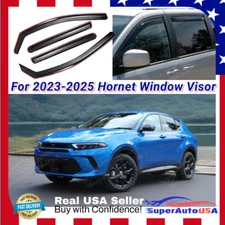 For Dodge Hornet 2023-25 In-Channel Window Visor Side Door Rain Shade Deflectors