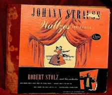 Robert Stoltz Johann Strauss Waltzed for Dancing 4 Record Set PLAY TESTED