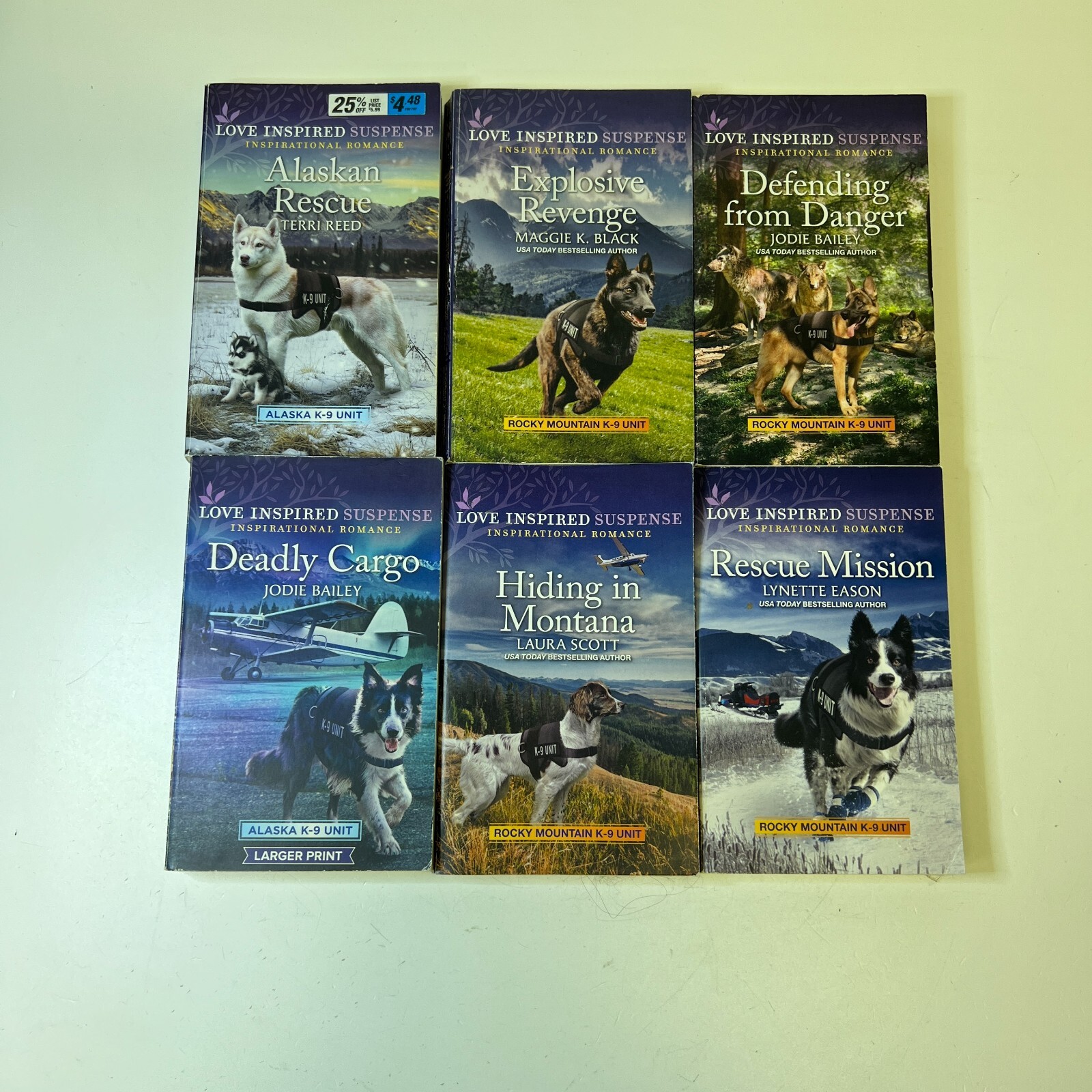 Harlequin Loved Inspired Lot of 6  Suspense Romance Paperbacks Love Sexy