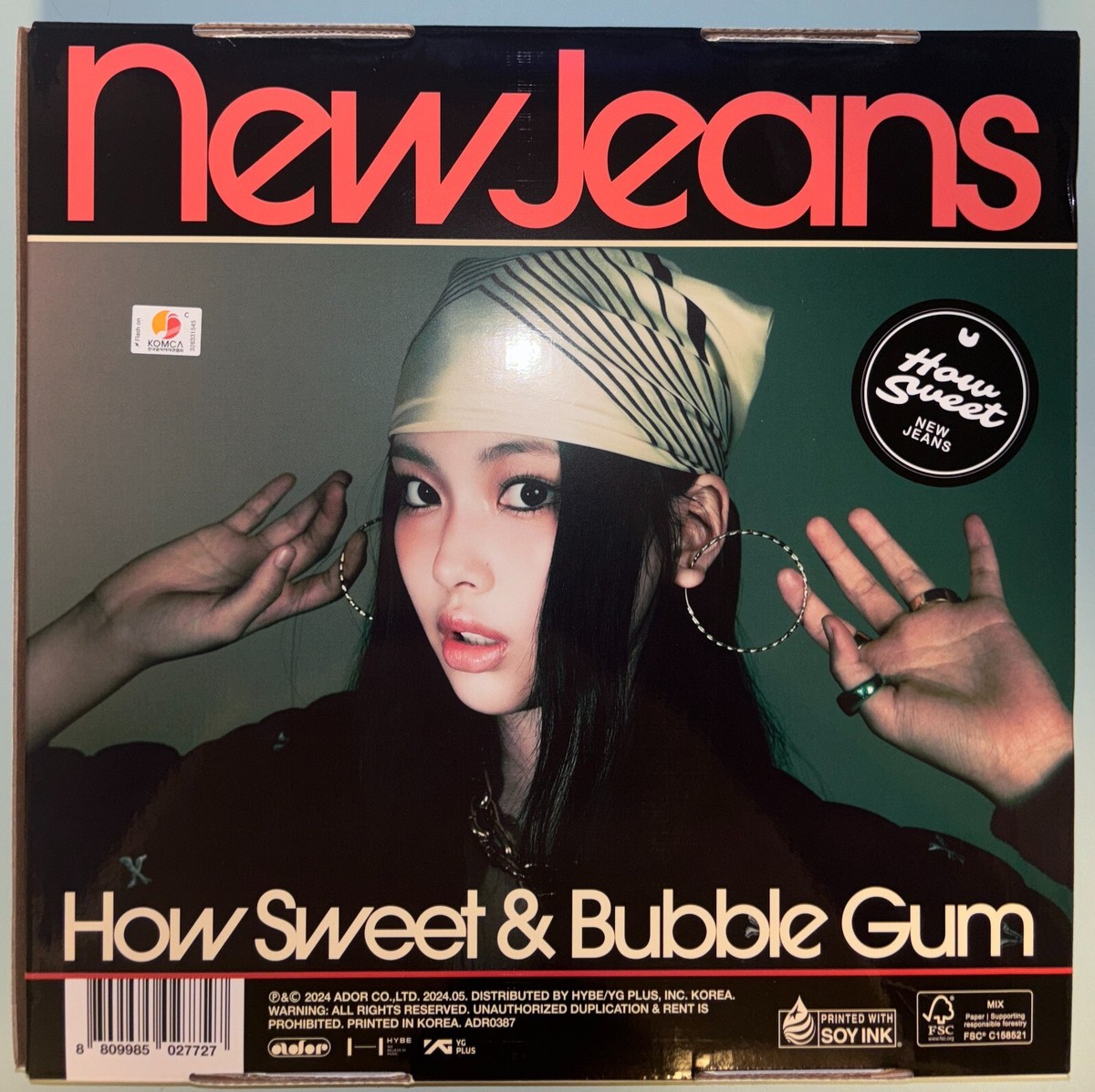 NEWJEANS [HOW SWEET] HYEIN Autographed Signed Album NEW