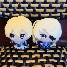 2pcs Genshin Game Cute Anime Toy Plush Keychain Doll Bag Chain Gift Pendant