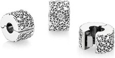Original Pandora Charm Florale Spitze Clip Sterling Silber 791758