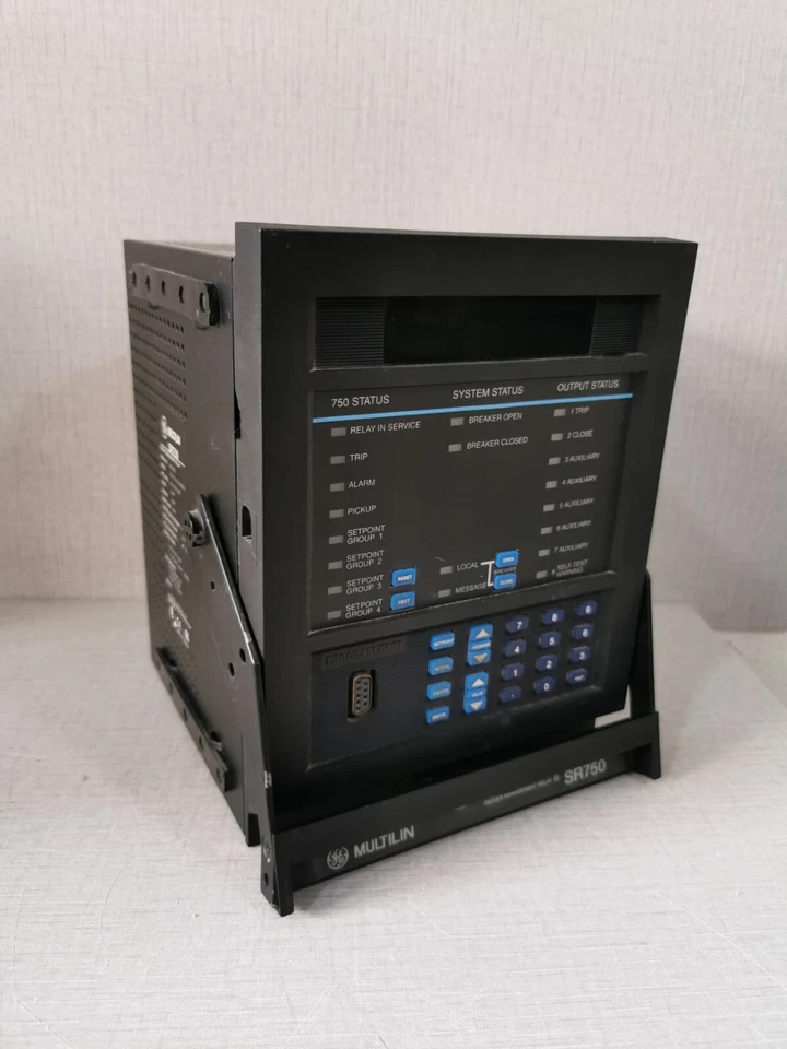 GE SR750 FEEDER MANAGEMENT RELAY 750-P1-G1-S1-HI-A20-R WITHOUT ANY ACCESSORIES - Image 3 of 4