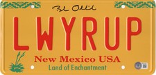 BOB ODENKIRK SIGNED AUTOGRAPH BREAKING BAD LICENSE PLATE  BECKETT BAS COA