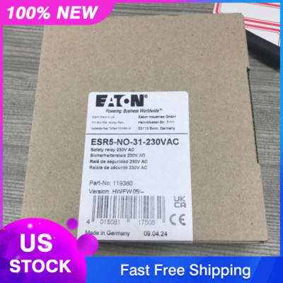 1PC New in box EATON ESR5-NO-31-230VAC Safety Relay